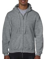 HEAVY BLEND™ ADULT FULL ZIP Kapucnis felső SWEATSHIRT Graphite Heather